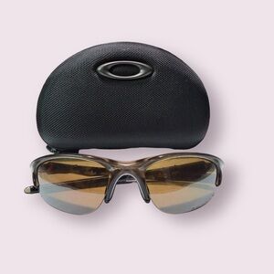 OAKLEY HALF JACKET 1.0 XLJ ROOTBEER GOLD IRIDIUM SUNGLASSES VINTAGE RARE
